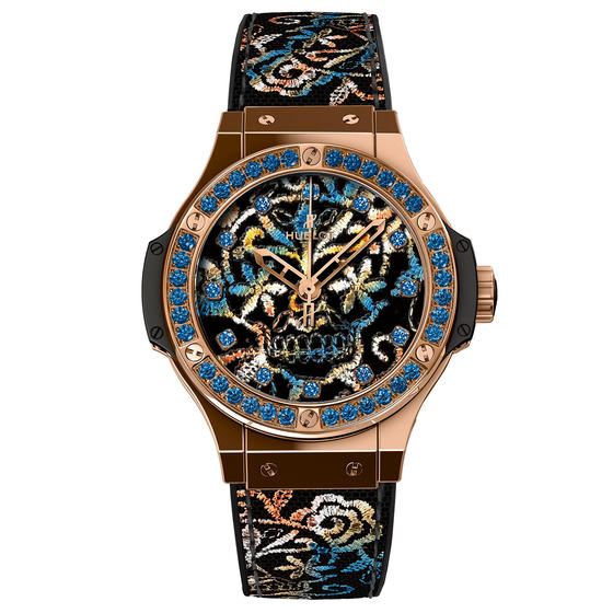 Cheap Hublot Replica BIG BANG BRODERIE SUGAR SKULL GOLD 343.PS.6599.NR.1201 Watch